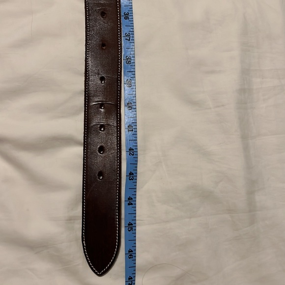 Leather belt, size 40 - Picture 6 of 10